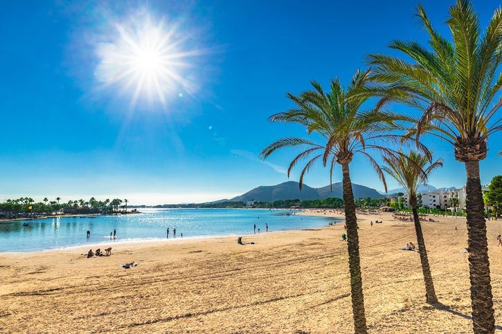 Alcúdia - Výhled na Platja d'Alcudia Alcúdia - Výhled na Platja d'Alcudia