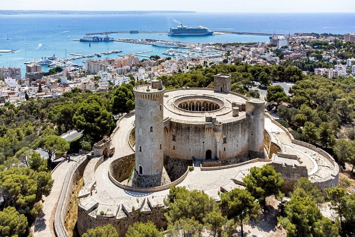 Palma de Mallorca - Hrad Bellver  Palma de Mallorca - Hrad Bellver