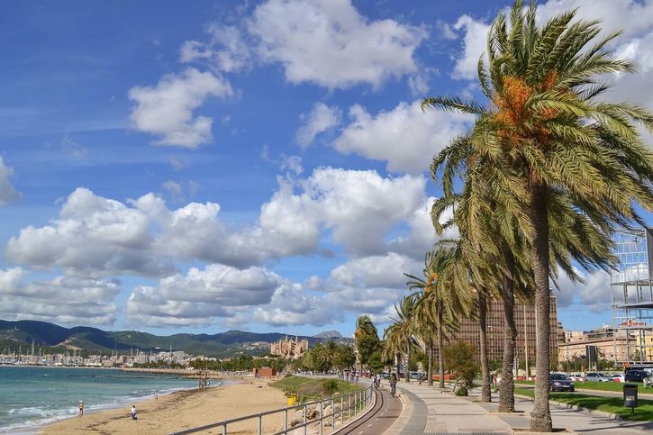 Palma de Mallorca - Promenáda Paseo Marítimo  Palma de Mallorca - Promenáda Paseo Marítimo
