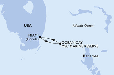 USA, Bahamy z Miami na lodi MSC Seaside