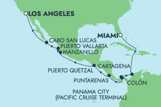 Panamským průplavem až do Los Angeles na NCL Bliss