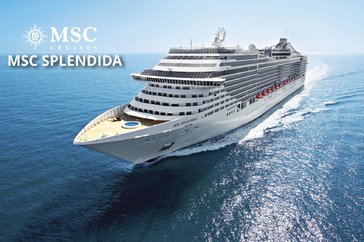 Itálie, Tunisko, Španělsko, Francie z Neapole na lodi MSC Splendida