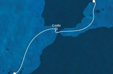 Španělsko z Barcelony na lodi Costa Diadema