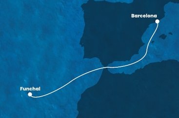 Portugalsko, Španělsko z Funchalu na lodi Costa Diadema