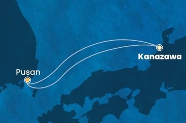 Japonsko, Jižní Korea z Kanazawy na lodi Costa Serena