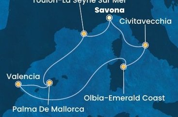 Za podzimním slunkem do Středomoří na Costa Pacifica Za podzimním slunkem do Středomoří na Costa Pacifica